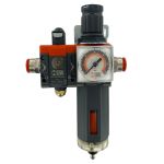 Pressure regulator with filter, moisture trap & autom. water drain, Ø12 push-in