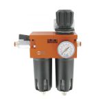 Régulateur de pression avec double filtre, séparateur d‘humidité et purge d‘eau automatique