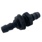 Bulkhead coupling plastic 9-9 incl. O-ring and nut M12x1.5