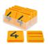 number block 4 10pcs in box yellow 48x46mm