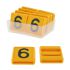 number block 69 10pcs in box yellow 48x46mm