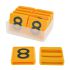 number block 8 10pcs in box yellow 48x46mm