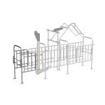 Set of anti-return gates, for FS-WT Extended, incl. side rails and frame