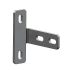 set wall plate corner bracket with mounting material galvanized